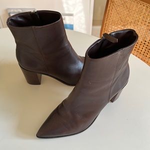 Schutz Brown Ankle Boots 8.5